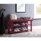 Copper Grove Cranesbill Mudroom Shoe Storage Bench - Thumbnail 22