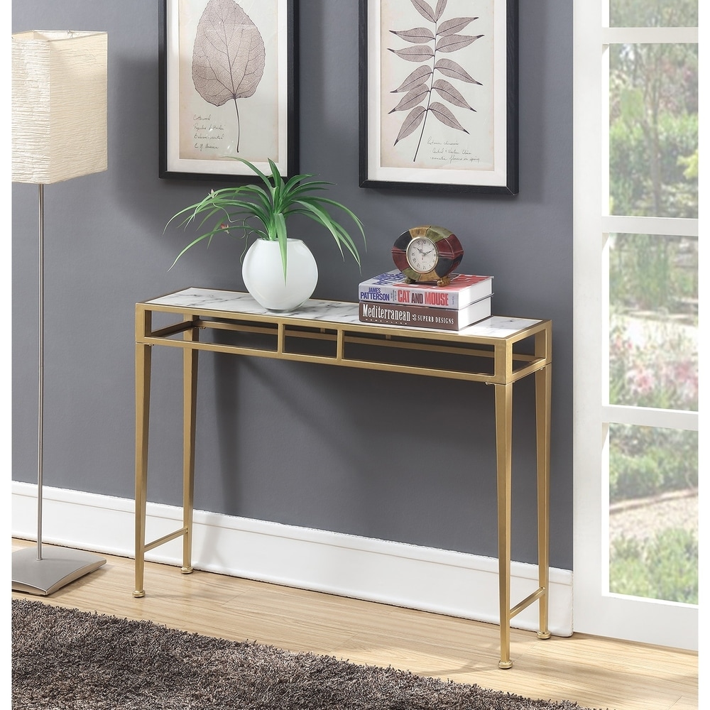 silver orchid grant hall iron and glass console table