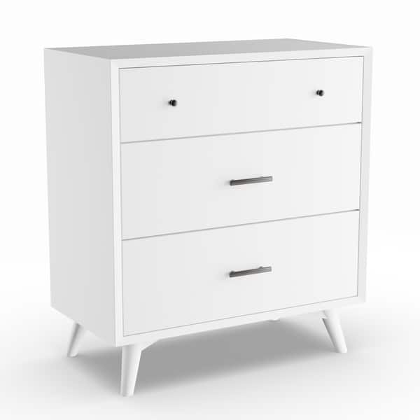 Carson Carrington Bjaeverskov Mid Century Wood 3 Drawer Small Carson Carrington Bjaeverskov Mid