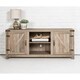The Gray Barn Firebranch 58-inch Barn Door TV Stand Console, Rustic Entertainment Center - 58 x 16 x 24h - Thumbnail 0