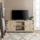 The Gray Barn Firebranch 58-inch Barn Door TV Stand Console, Rustic Entertainment Center - 58 x 16 x 24h - Thumbnail 11