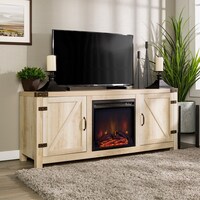 Shop Cottonwood Tv Stand For Tvs Up To 55 Saw Cut Espresso