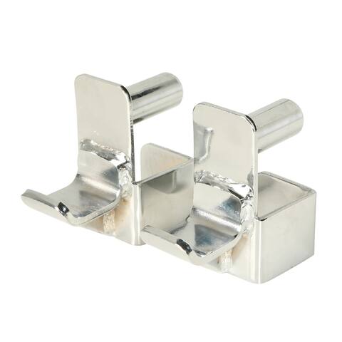 FITNESS REALITY Steel J-Hooks, Set of 2, fits 2" x 2" Power Cages - Silver