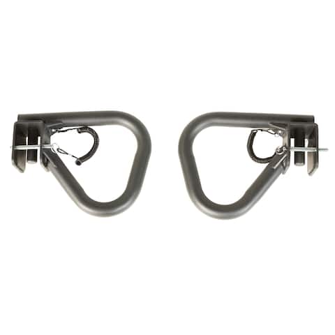 FITNESS REALITY 'Multi Grip', Set of 2, Dip Bar Attachments - Silver