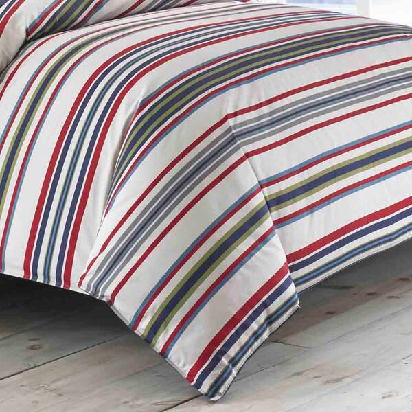 Shop Eddie Bauer Brewster Stripe Duvet Cover Set On Sale