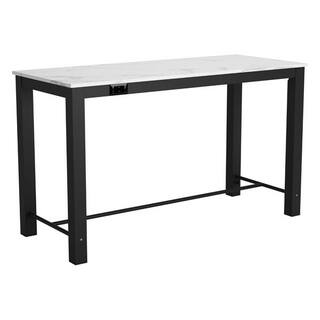 Black Marble Bar Table buy black marble bar pub tables online at overstock our best dining room bar furniture deals