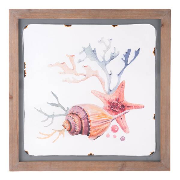 Shop Porch Den Multicolor Sea Life Wall Decor Overstock 20566001
