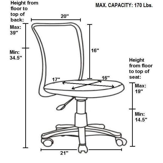 Porch & Den McLendon Breathable Mesh Task Office Chair