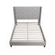 preview thumbnail 2 of 9, Best Master Furniture Upholstered Fabric Wingback Panel Bed