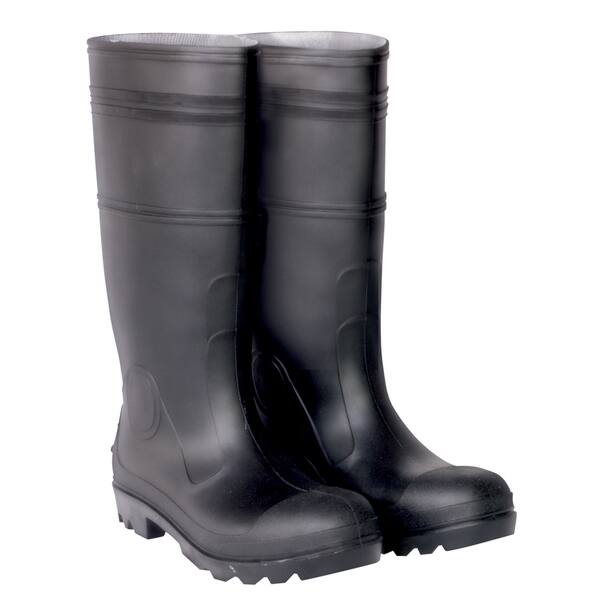 CLC Work Gear R23007 Black PVC Rain Boots Size 8 (As Is Item ...