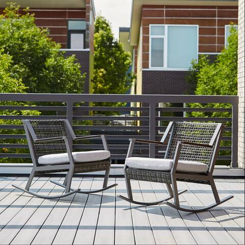 Calvin Rocker Set of Two Gray