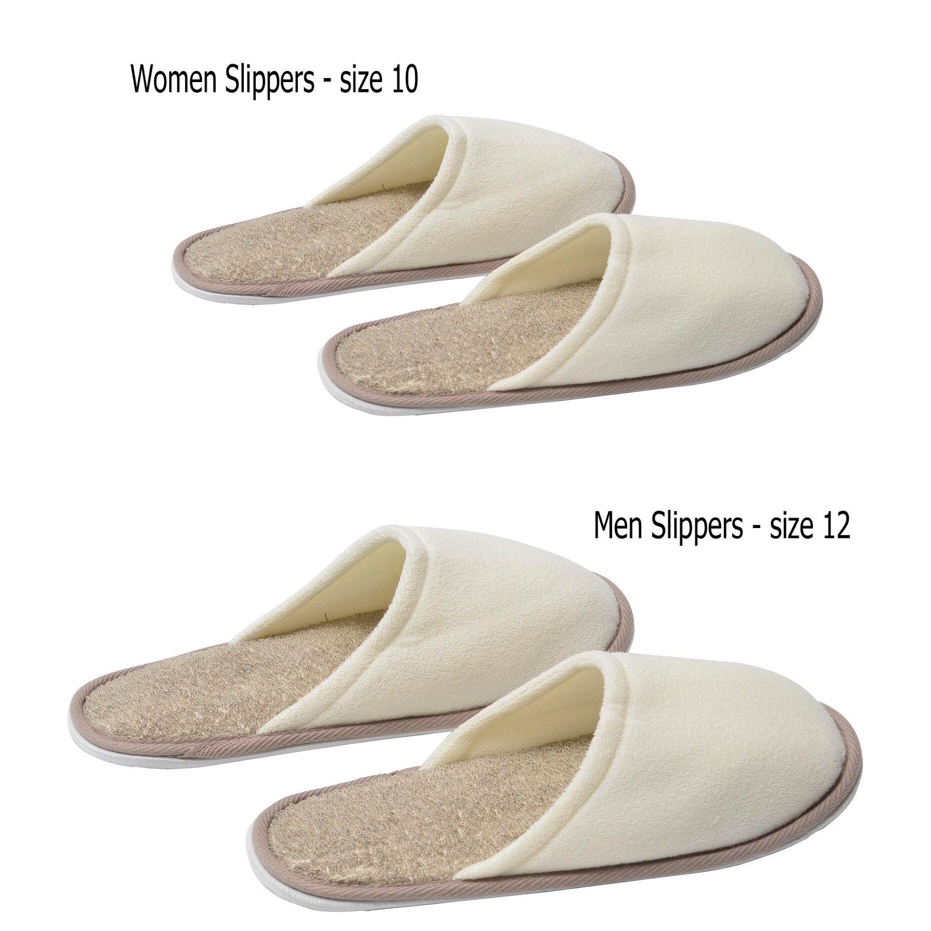 taupe slippers