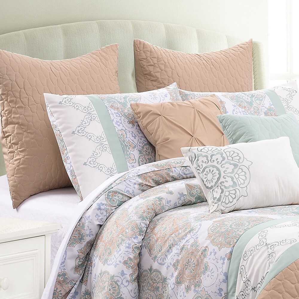 Shop Modern Threads Santorini 8 Piece Comforter Set On Sale