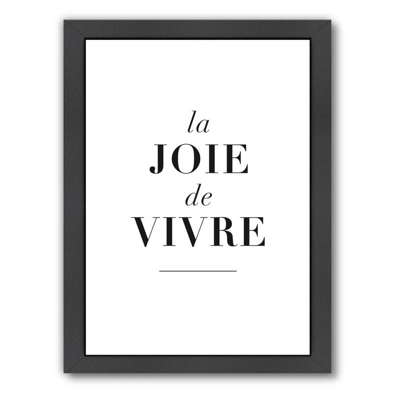 La Joie De Vivre - Framed Print Wall Art - Bed Bath & Beyond - 20578981