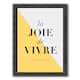 La Joie De Vivre Yellow - Framed Print Wall Art - Bed Bath & Beyond ...