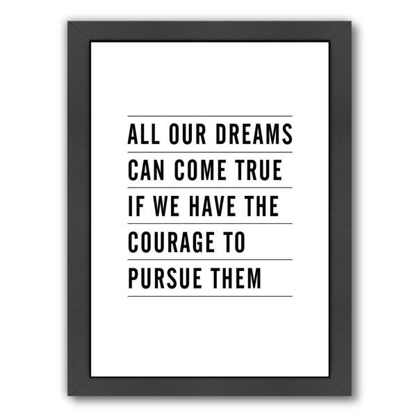 All Dreams Can Come True Framed Print Wall Art Overstock 20579137