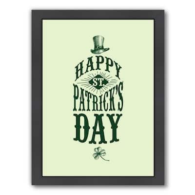 Happy St Patricks Day - Framed Print Wall Art