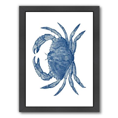 Crab Quad 3 - Framed Print Wall Art