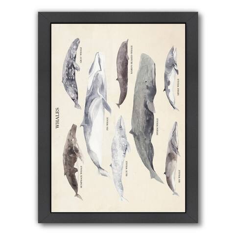 Whales - Framed Print Wall Art