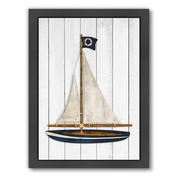 slide 1 of 3, Sailboat - Framed Print Wall Art