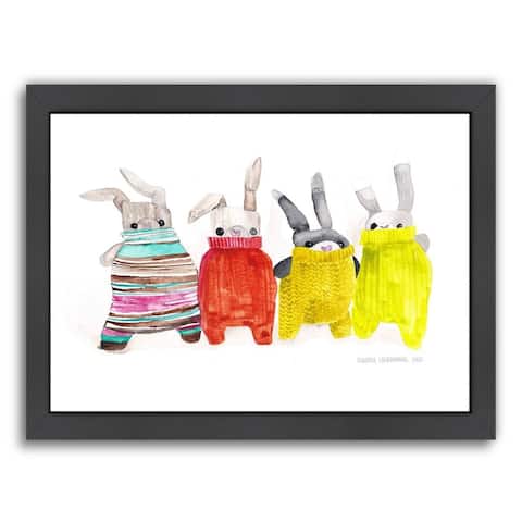 Bunnies - Framed Print Wall Art