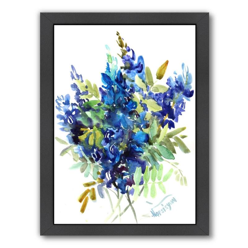 Blue Flowers Framed Print Wall Art Bed Bath & Beyond 20581017