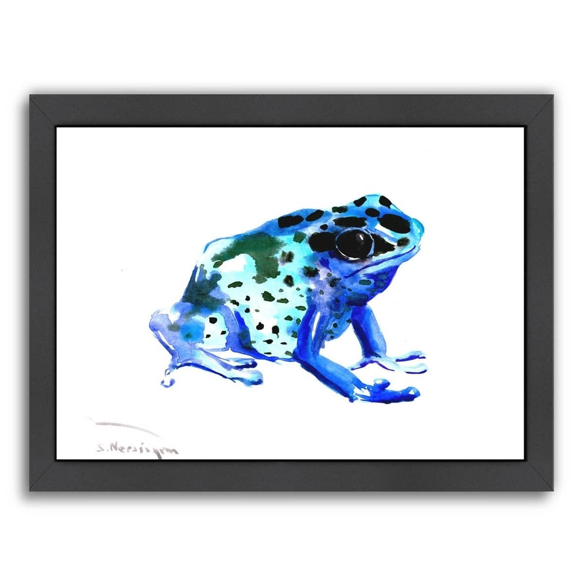 Blue Frog - Framed Print Wall Art - Bed Bath & Beyond - 20581638