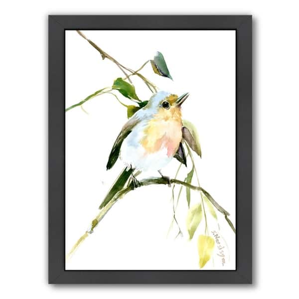 Singing Bird Robin - Framed Print Wall Art - On Sale - Overstock - 20581695