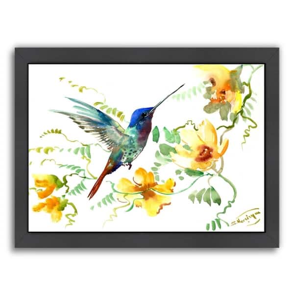 slide 1 of 3, Hummingbird 2 - Framed Print Wall Art