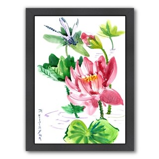 Dragonfly And Lotus - Framed Print Wall Art - Bed Bath & Beyond - 20581940