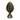 Royal Designs Nesting Birds Design Lamp Finial with Antiqued Brass Finish