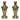Royal Designs Simple Vase Design Lamp Finial with Polished Brass Finish