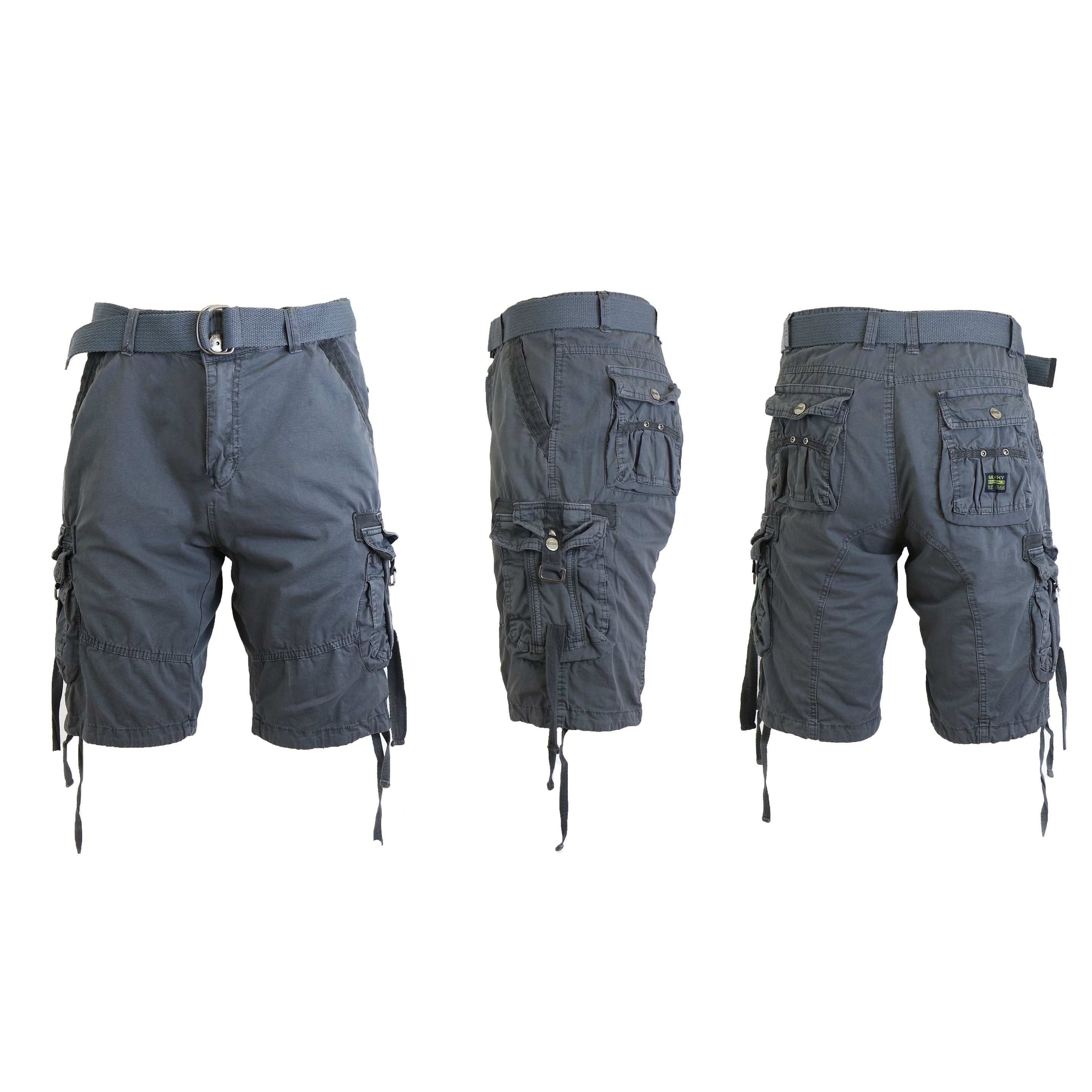 cargo pants shorts zipper