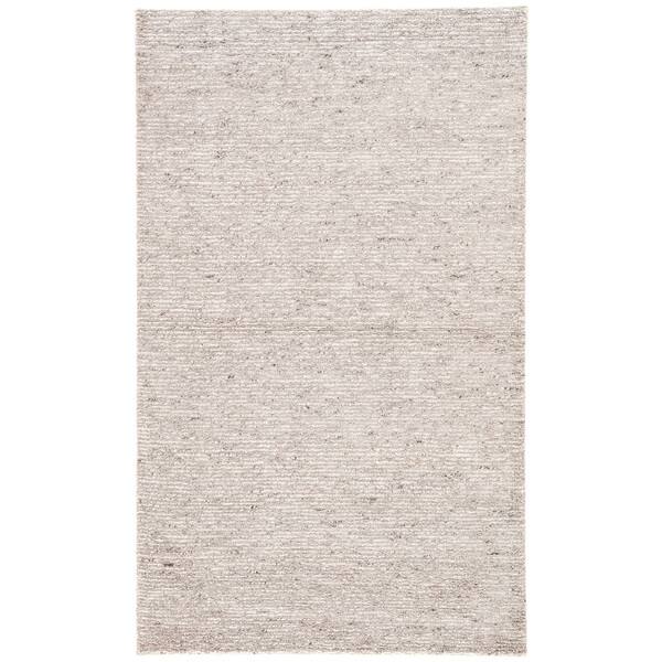 Hazelton Handmade Solid Gray Ivory Area Rug 8 X 10 7 10 X 9 10 Overstock 20582672