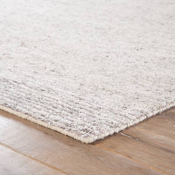 Hazelton Handmade Solid Gray Ivory Area Rug 8 X 10 7 10 X 9 10 Overstock 20582672