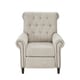 Shop Madison Park Jetta Cream Recliner Chair - On Sale - Free Shipping ...