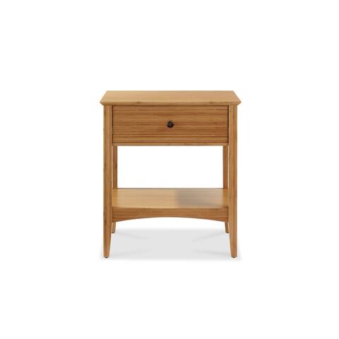Eco Ridge by Bamax Willow 1 Drawer Nightstand, Caramelized