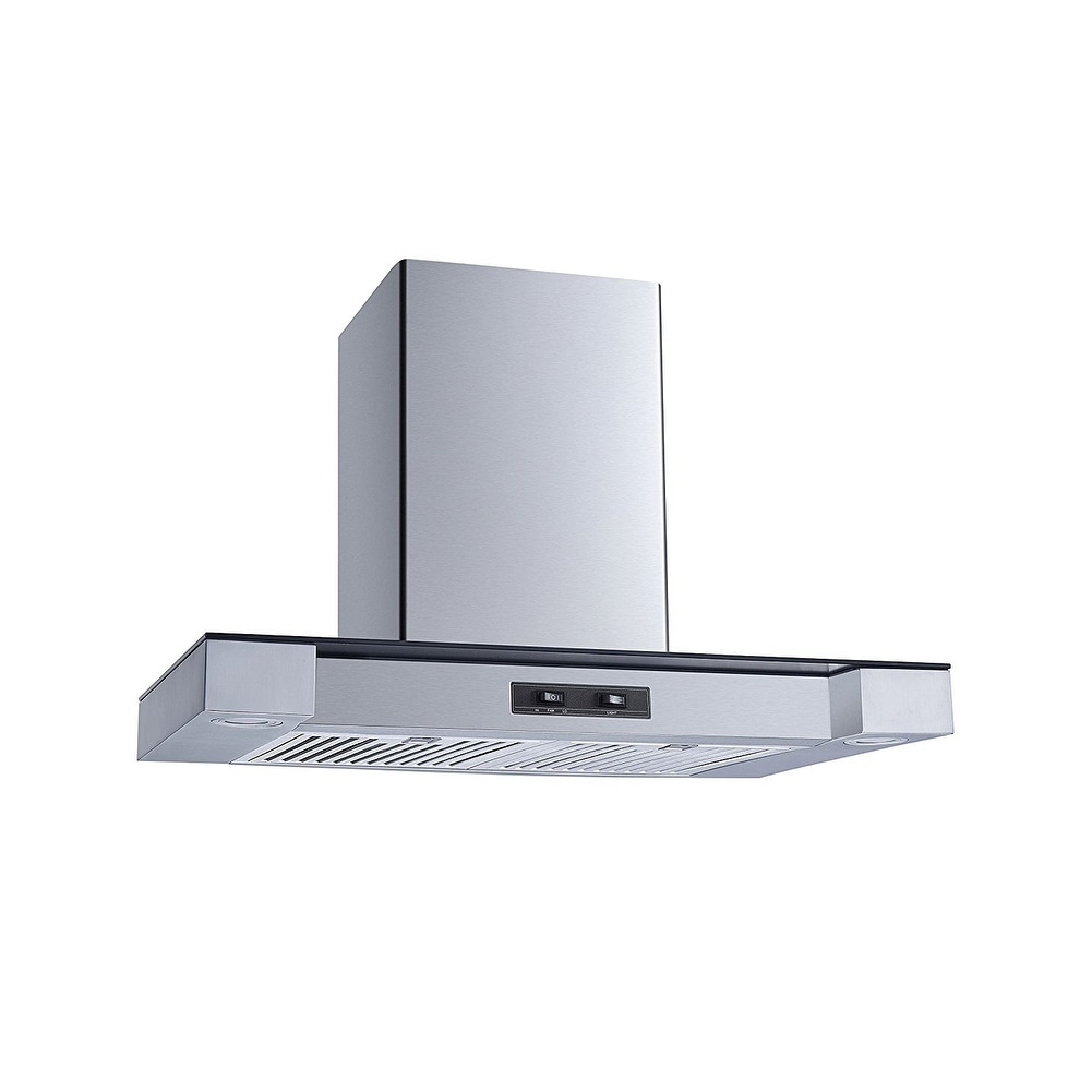 IKTCH 36 inch Vent Wall Mount Range Hood 900 CFM Stainless Steel Kitchen Chimney - 36