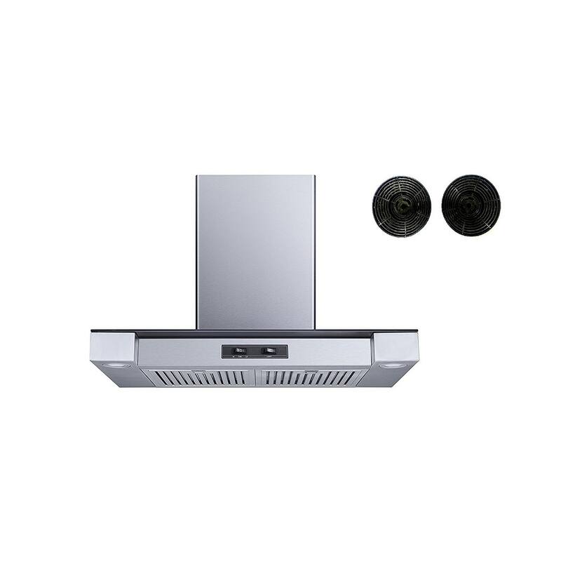 Winflo 30" Convertible Stainless Steel Wall Mount Range Hood with