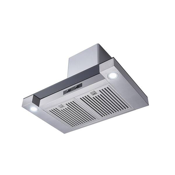 Winflo 30" Convertible Stainless Steel Wall Mount Range Hood with