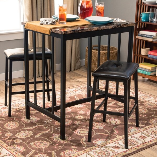 della 3 piece pub table set