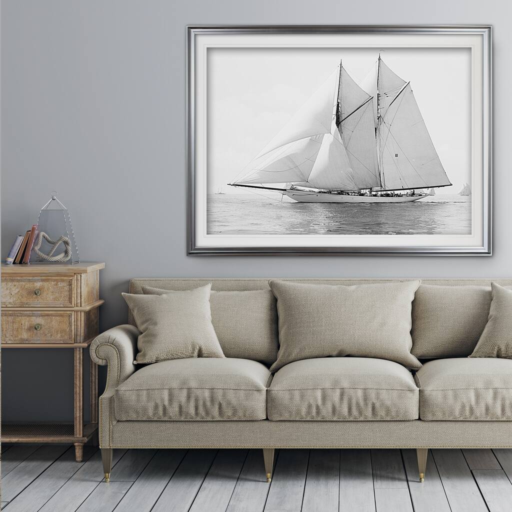 Sailing Yachy IV - Premium Framed Print