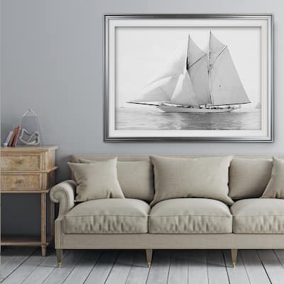 Sailing Yachy IV - Premium Framed Print