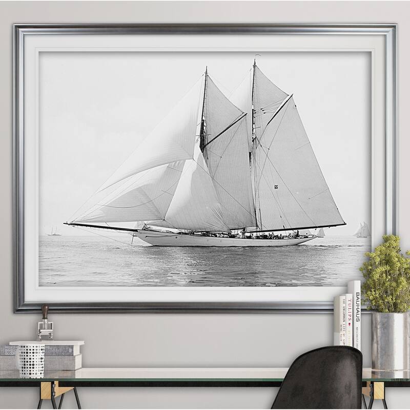 Sailing Yachy IV - Premium Framed Print