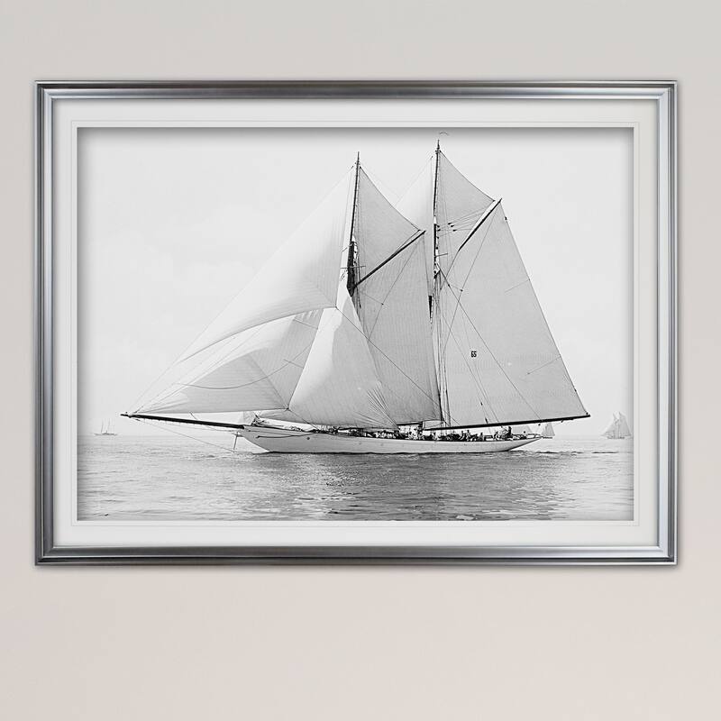 Sailing Yachy IV - Premium Framed Print