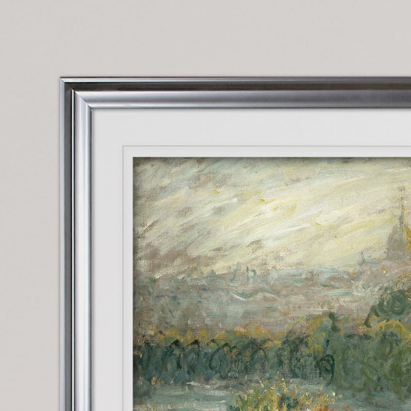 Tuileries-Study -Claude Monet - Premium Framed Print