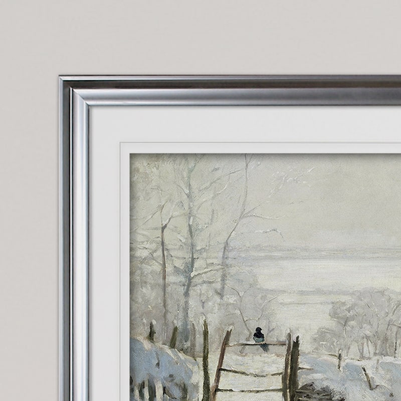 The-Magpie -Claude Monet - Premium Framed Print