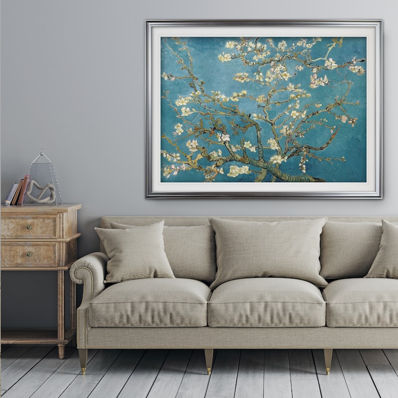 Almond-Blossom -by Van Gogh - Premium Framed Print