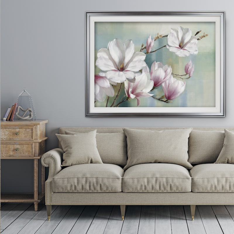 Magnolia Blooms - Premium Framed Print