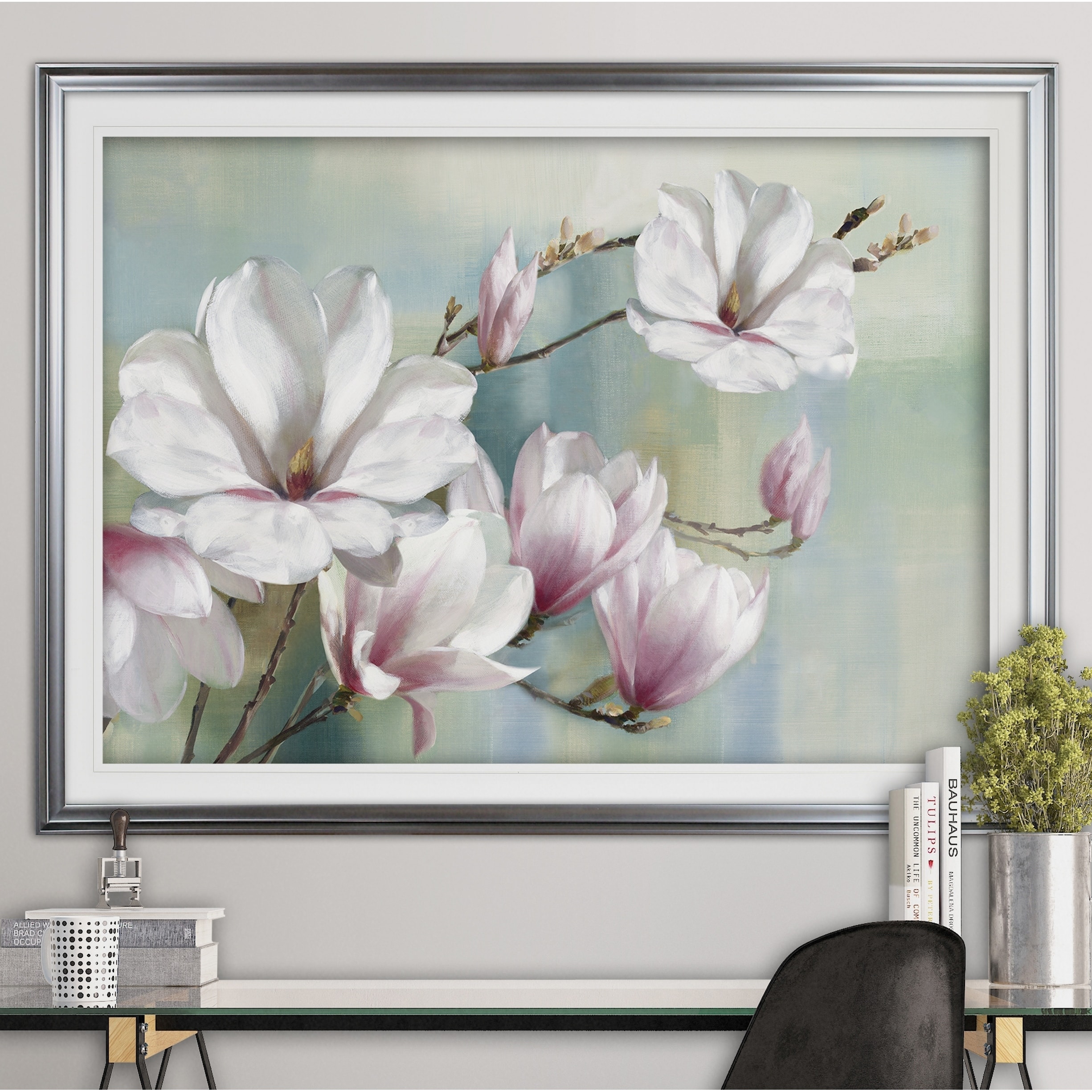 Magnoliaページ Magnolia Blooms - Premium Framed Print - Overstock - 20584383